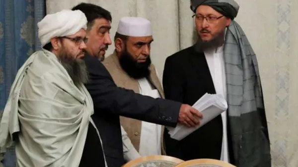 مفاوضات بين طالبان والولايات المتحدة الأمريكية لوقف اطلاق النار في افغانستان
