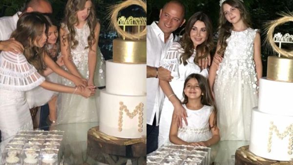 نانسي عجرم تحتفل بعيد ميلاد ابنتها ميلا