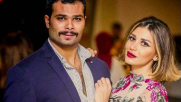 الفنانة سارة نخلة وزوجها السابق الممثل أحمد محمود عبدالله