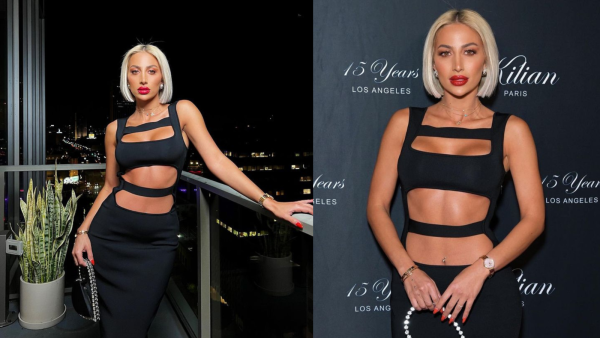 Model Roz takes off bra for new video