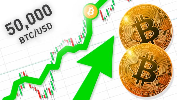 Breaking News: Bitcoin Climbs Above $50k for the First Time Ever