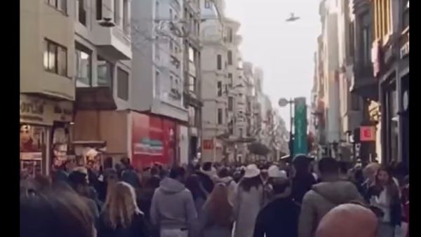 بالفيديو.. لحظة وقوع انفجار اسطنبول