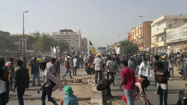 تواصل التظاهرات المنددة بغلاء الاسعار في السودان