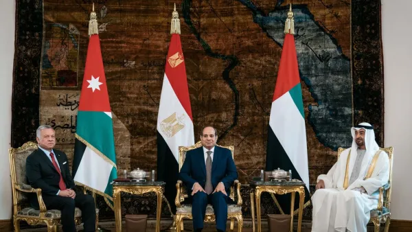 الملك عبدالله الثاني والسيسي وبن زايد يؤكدون ضرورة وقف إسرائيل إجراءات تقويض فرص السلام
