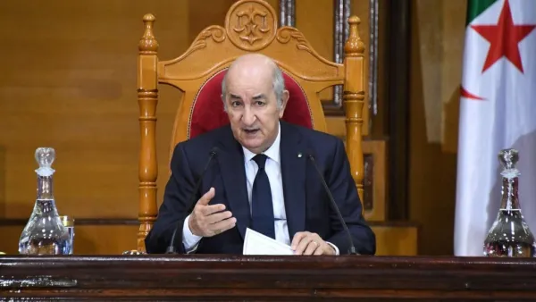 الرئيس الجزائري عبدالمجيد تبون