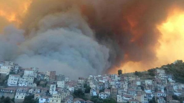 مصرع 7 أشخاص في حرائق الجزائر