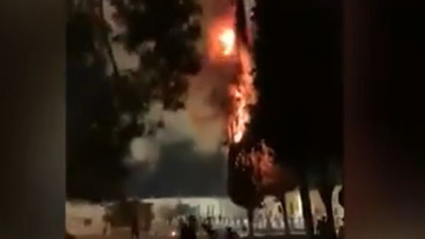 حريق في مجمع المسجد الأقصى