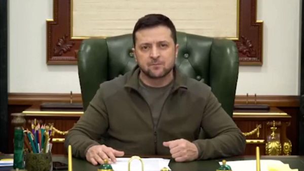 الرئيس الأوكراني فلاديمير زيلينسكي
