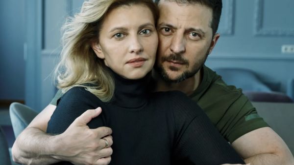 زيلينسكي وزوجته في جلسة تصوير لمجلة أزياء على وقع الحرب