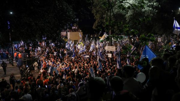 150 الف متظاهر في تل ابيب احتجاجا على التعديلات القضائية 