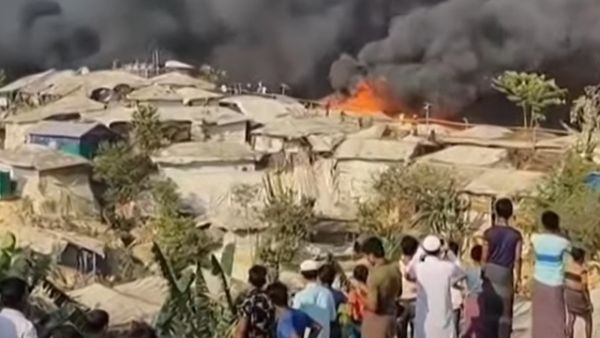 "جماعات متشددة" وراء حريق مخيم الروهينغا في بنغلاديش