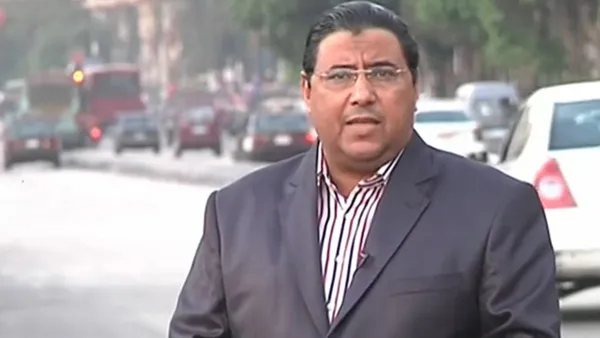 محمود حسين مراسل شبكة الجزيرة القطرية