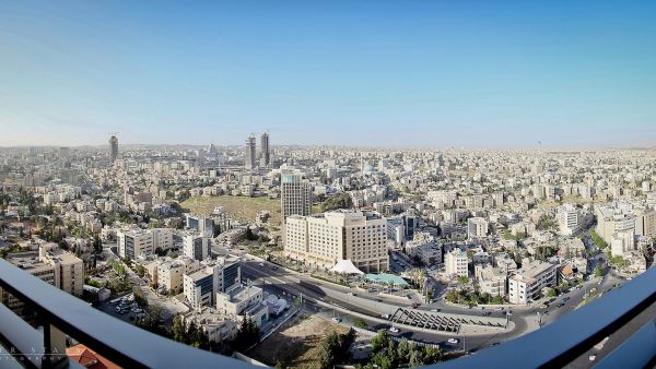 مشهد من العاصمة الاردنية عمان