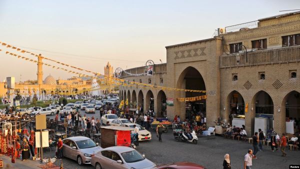 تظاهرة في أربيل احتجاجا على فتوى حول ركوب المرأة سيارة الأجرة