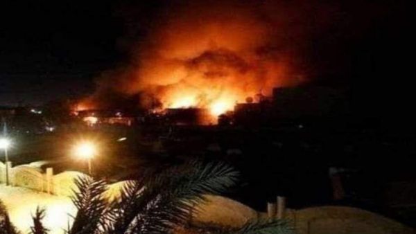 سقوط صاروخي كاتيوشا داخل المنطقة الخضراء ببغداد