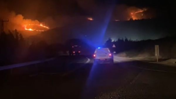 حرائق خارج السيطرة في اسرائيل جراء صواريخ لبنان