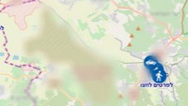 الجيش الاسرائيلي ينشر "بالخطأ" خريطة تظهر قواعده السرية