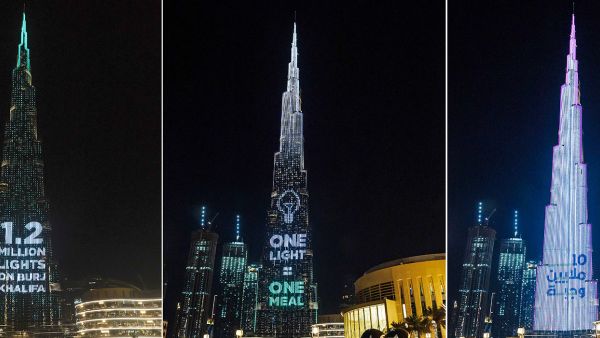 دبي تحول برج خليفة إلى صندوق تبرعات للمتضررين من كورونا