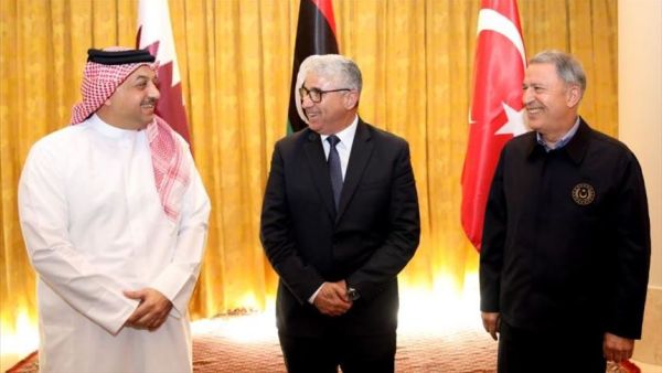 وزيرا دفاع تركيا وقطر في طرابلس لبحث دعم قوات حكومة الوفاق الليبية