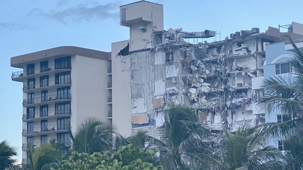 انهيار مبنى سكني في حي يهودي بولاية فلوريدا