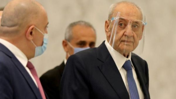 نبيه بري، رئيس مجلس النواب اللبناني وزعيم حركة أمل الشيعية