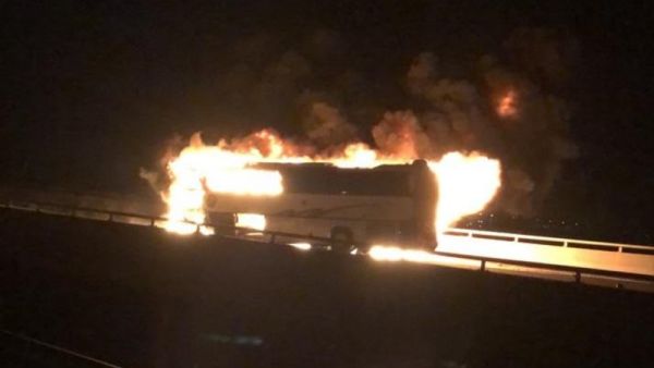 35 قتيلا في حادث اصطدام حافلة جنوب المدينة المنورة