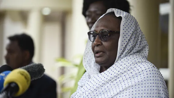 وزيرة الخارجية السودانية أسماء محمد عبد الله