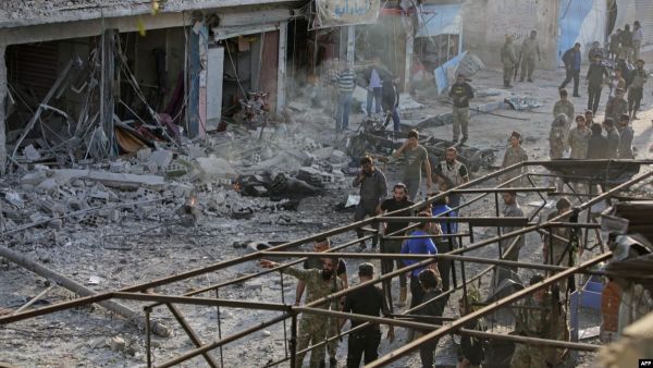 الانفجار اسفر عن مقتل ثمانية أشخاص واصابة 13 آخرين 