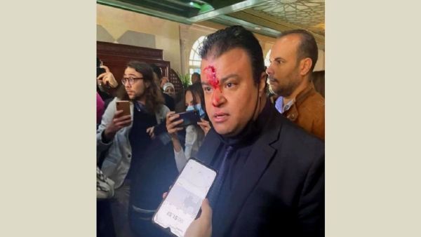 اشتباك بالايدي داخل البرلمان التونسي