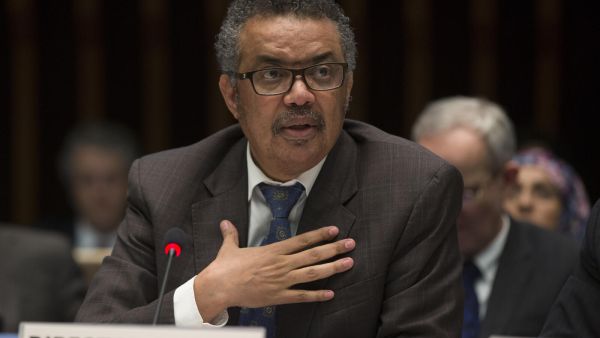 مدير عام منظمة الصحة العالمية تيدروس أدهانوم غيبرييسوس