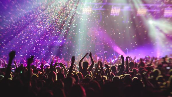 Concert crowd