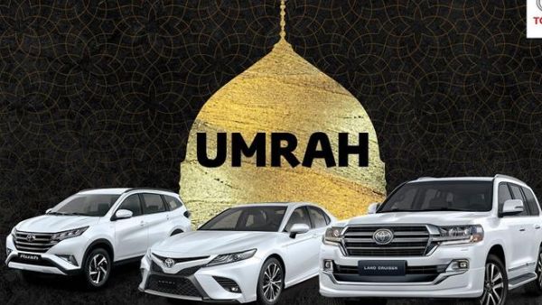 إتاحة الفرصة أمام العملاء للاختيار بين أداء مناسك العمرة أو قضاء عطلة في وجهة من اختيارهم عند شرائهم سيارة تويوتا جديدة