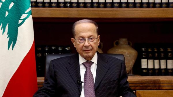 Aoun’s comments came during talks at Baabda Palace with a U.S. congressional delegation. (AFP) Aoun’s comments came during talks at Baabda Palace with a U.S. congressional delegation.