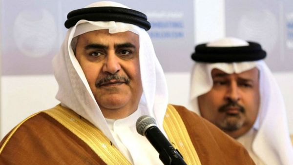 Bahrain’s Foreign Minister, Sheikh Khalid bin Ahmed Al Khalifa