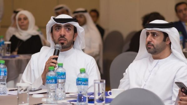 سعادة أحمد بن مسحار المهيري، أمين عام "اللجنة العليا للتشريعات"خلال "ملتقى الاحتياجات التشريعية"
