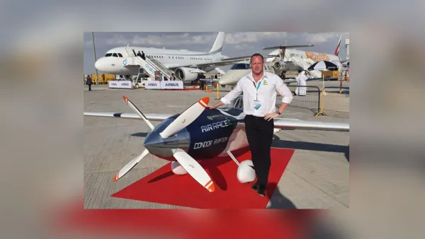 World's First Electric Race Plane Revealed at Dubai Airshow 