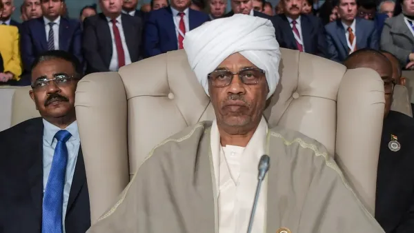 Sudan's then-first vice president Lieutenant General Awad Mohamed Ahmed ibn Ouf  (AFP)