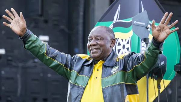 President Elect of South Africa and President of the African National Congress (ANC) Cyril Ramaphosa (AFP)