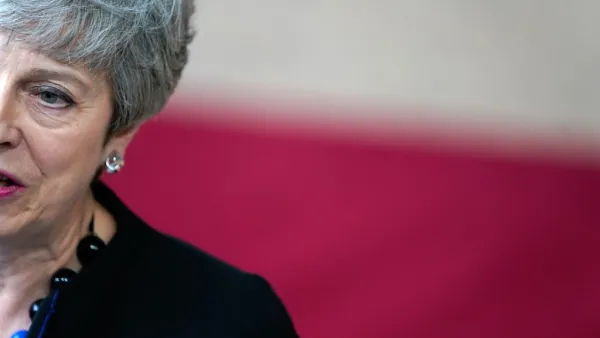 Britain's acting Prime Minister Theresa May (AFP)
