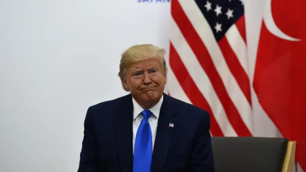 US President Donald Trump and Turkish President Recep Tayyip Erdogan (not pictured) hold a bilateral meeting on the sidelines of the G20 Summit in Osaka on June 29, 2019.  Brendan Smialowski / AFP