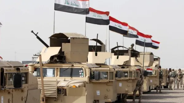 Rockets were allegedly fired near Camp Taji in Iraq, north of Baghdad (Twitter)