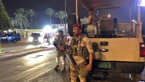 Storming of Bahraini embassy in Baghdad  (Twitter)