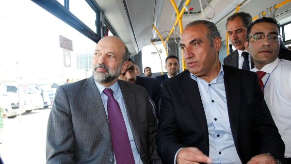 Prime Minister attends "Amman Bus" project launching  (Twitter)
