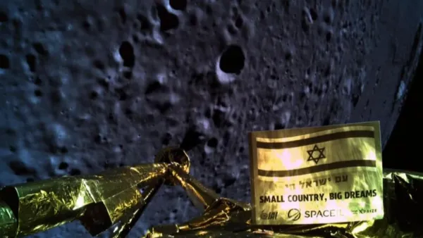 Failed attempt by Israel on Thursday to land a spacecraft on the moon (Twitter)