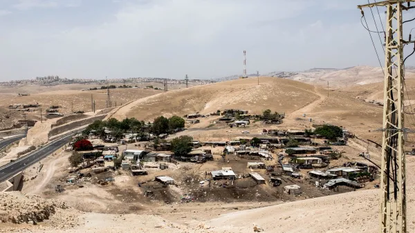 Bedouin Villages in West Bank (Twitter)