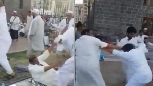 Saudi mobs fight (Twitter)