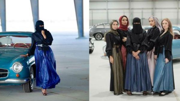 'Amy Roko', a fully veiled Saudi fashion model (Twitter)