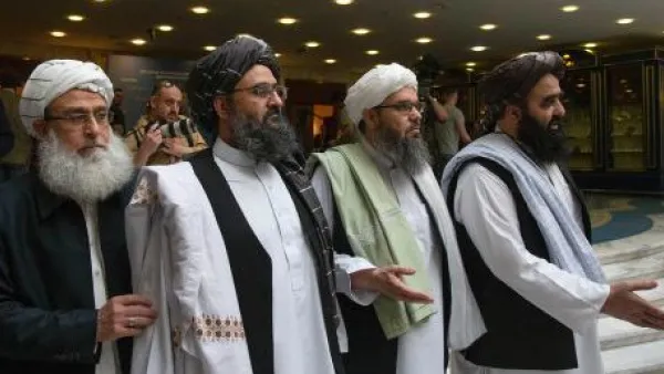 Taliban and US negotiators are scrambling to finalize a draft agreement (Twitter)