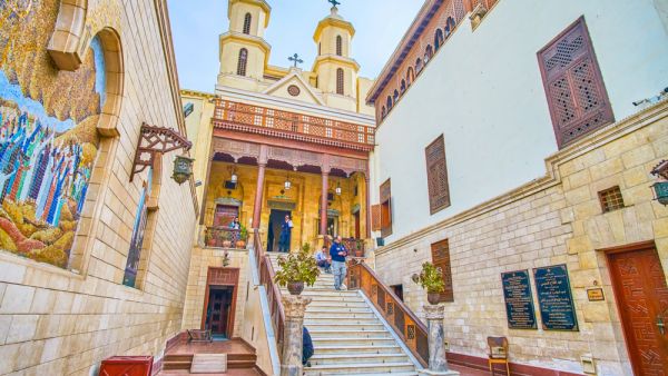 The Hanging Church is the main christian landmark of the Coptic neighborhood (Shutterstock)