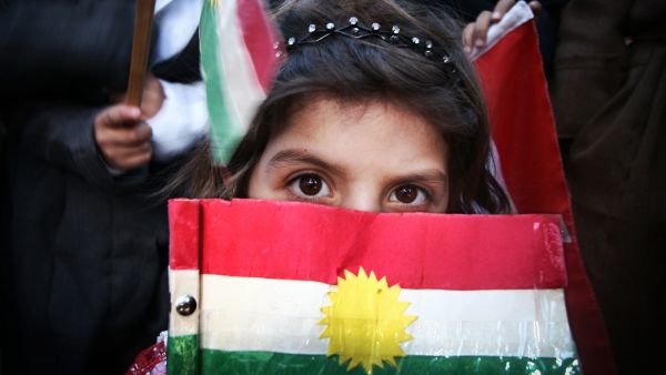 The flag of Kurdistan (Twitter) (Shutterstock)	